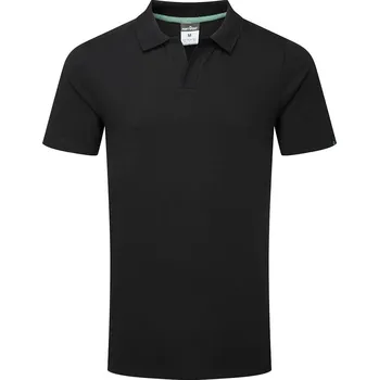 Pánské tričko PORTWEST EC210 / Polokošile z recyklované organické bavlny - černá XXXL