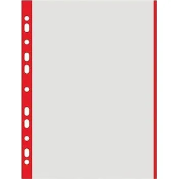 Zakládací obal U A4, eurozávěs, červený okraj, na ks