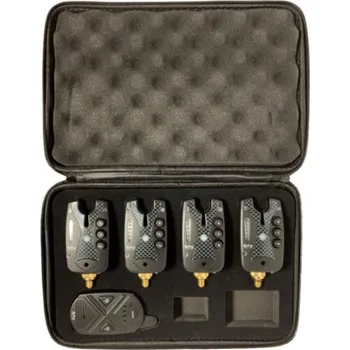 Signalizace záběru Sada hlásičů s příposlechem Mystery Fishing M1 3+1