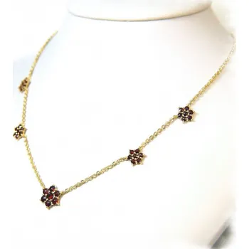 Náhrdelník bílé zlato 45 cm