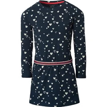 Kojenecké šaty ŠATY NOPPIES ROUX, SE SRDÍČKY, MODRÉ, BAVLNA Velikost: 80