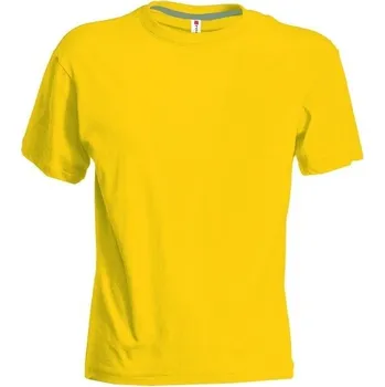 Pánské tričko PAYPERWEAR Tričko s krátkým rukávem SUNSET, výztuhy ramen - M / Žlutá