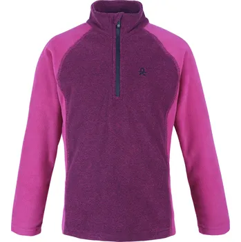 Chlapecká mikina COLOR KIDS DĚTSKÁ FLEECOVÁ MIKINA COLOR KIDS, PROUŽEK FESTIVAL FUCHSIA Velikost: 92