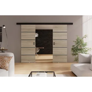 Interiérové dveře KIER Posuvné dveře WERDI DUO PLUS | 132 cm Barva: dub sonoma