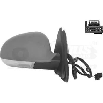 Auto zrcátko Vnější zpětné zrcátko VAN WEZEL 5886808