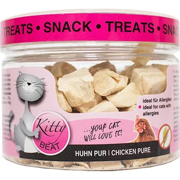 Pamlsek pro kočku Kitty Beat čisté kuřecí maso 35 g