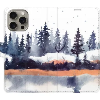 Pouzdro na mobilní telefon Flipové pouzdro iSaprio - Winter 02 - iPhone 15 Pro Max