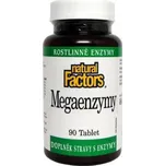 Natural Factors Mega enzymy 90 tbl.
