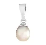 Přívěsek stříbrný Perla růžová