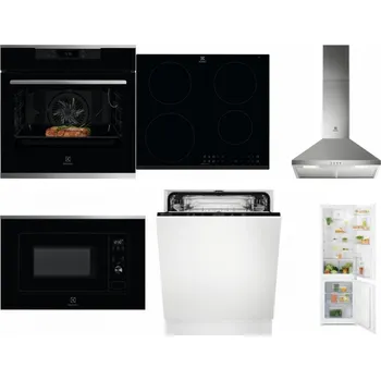 Set domácích spotřebičů ELECTROLUX KOEBP39X + ELECTROLUX LIR60430 + ELECTROLUX LFC316X + ELECTROLUX LMS2203EMX + ELECTROLUX EEA27200L + ELECTROLUX LND5FE18S