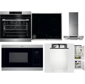 Set domácích spotřebičů AEG BPK742380M + AEG Mastery SenseBoil IAE64413XB + AEG Mastery DBB5660HM + AEG Mastery MSB2547D-M + AEG Mastery GlassCare FSE73407P + AEG TSC6M181ES