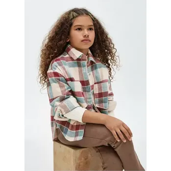 Dívčí mikina Dívčí kostkovaná košile Mayoral 7180-40 velikost 152 (7180-40)