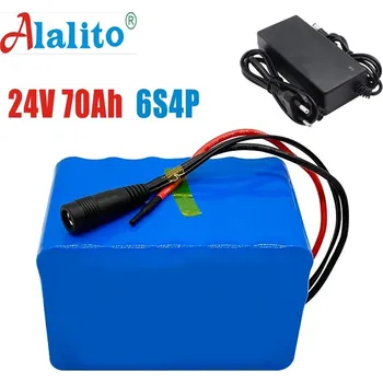 Článková baterie Akupack 6s4p 24V 12Ah 18650 lithiová baterie 25.2V 280Wh + nabiječka