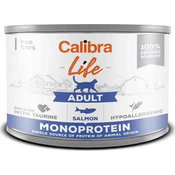 Krmivo pro kočku Calibra Cat Life konz. Adult Salmon 200 g (min. odběr 24 ks)
