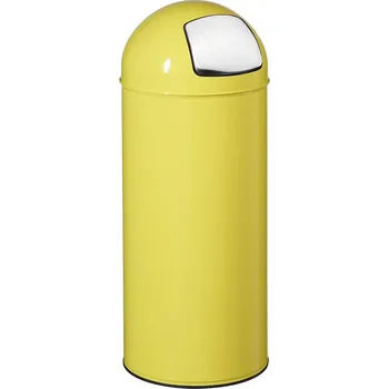 Odpadkový koš Rossignol SAS Odpadkový koš Rossignol Push 57423, 45 L, žlutý, RAL 1016, ROS57423
