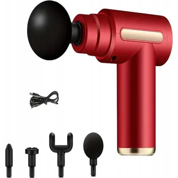 Masážní přístroj Masážní pistole PRO BODY MASSAGE 30W červená