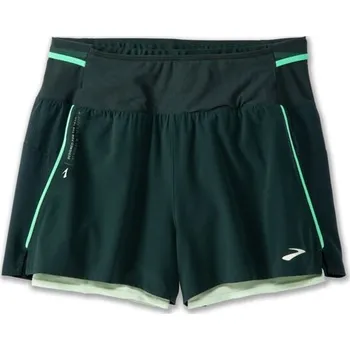Dámské kraťasy BROOKS High Point 3" 2in1 Short 2.0 W zelená M