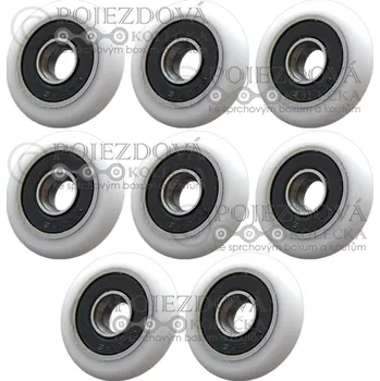 Zvýhodněná sada náhradních koleček TYP-A Prumer kolecka: 28mm / vnitřní 6mm