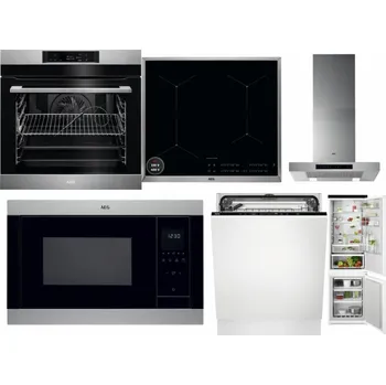Set domácích spotřebičů AEG BPK742380M + AEG Mastery SenseBoil IAE64413XB + AEG Mastery DBB5660HM + AEG Mastery MSB2547D-M + AEG FSK73607Z + AEG TSC6M181ES