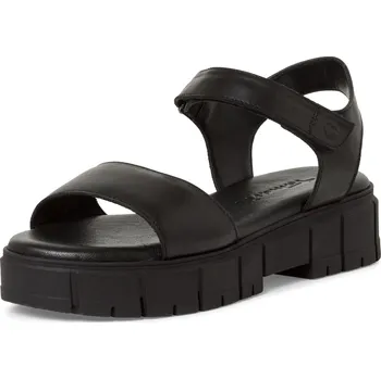 Dámské sandále DÁMSKÉ SANDÁLY TAMARIS 1-28246-42 003 ČERNÁ Barva: Černá, Velikost: 40