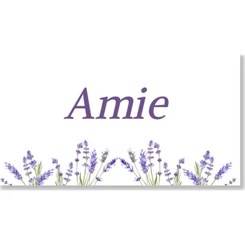 Party nádobí Personal Jmenovka na stůl - Levander Zvolte množství: od 61 ks a víc