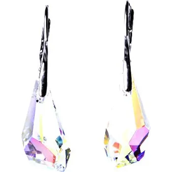 Náušnice Stříbrné náušnice Swarovski krystal AB - NK1295 (Stříbrné náušnice se Swarovski krystalem)