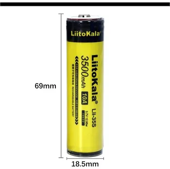 Článková baterie Akumulátor LiitoKala Lii-35S 18650 3.7V Lithium ion 3500mAh PCB
