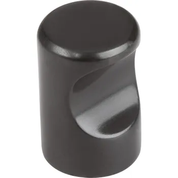 Nábytkové kování Walteco Nábytková knopka Venlo, průměr 15mm, černá barva