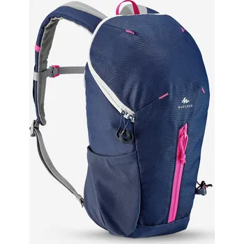Sportovní taška QUECHUA Dětský turistický batoh 7–15 let MH 100 10 l MODRÁ|RŮŽOVÁ