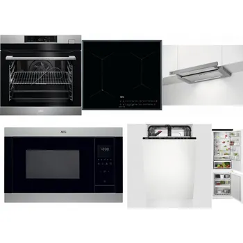 Set domácích spotřebičů AEG BSK782380M + AEG Mastery SenseFry IAE64431FB + AEG DPE5660M + AEG Mastery MSB2547D-M + AEG Mastery GlassCare FSE73407P + AEG TSC6M181ES