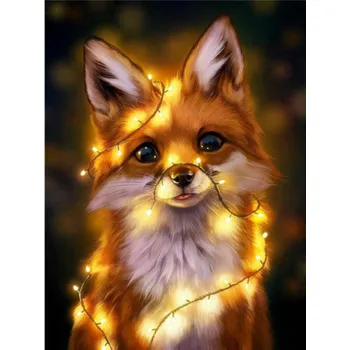 Mozaiková sada DIAMANTOVÁ MOZAIKA PES 01 ZLATÝ - SLEVA -50%