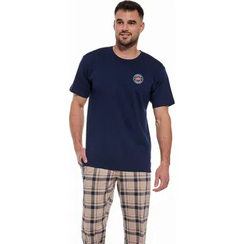 Pánské pyžamo Pánské pyžamo CORNETTE.1762 CANADA tmavě modrá 3XL 0