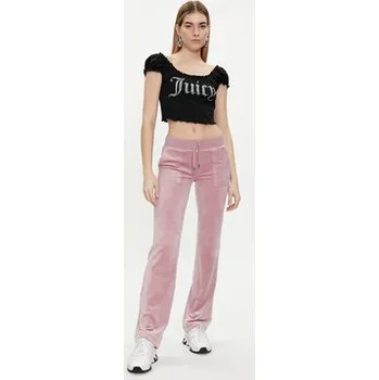 Dámská halenka Juicy Couture Halenka Brodie JCWCT23309 Černá Regular Fit L