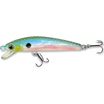 Umělá nástraha Wobler ROB. RICKIE F50 GRCL (Rickie funguje dobře téměř v jakémkoli vodním prostředí: jezera, malý potok nebo velká řeka mu nedělají problém.)