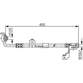 Brzdová hadice Brzdová hadice BOSCH 1 987 476 815