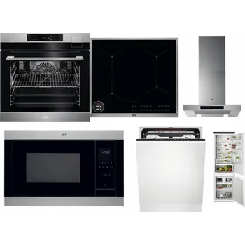 Set domácích spotřebičů AEG BSK792380M + AEG Mastery SenseBoil IAE64413XB + AEG Mastery DBB5660HM + AEG Mastery MSB2547D-M + AEG FSE74707P + AEG TSC6M181ES
