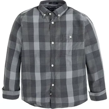 Chlapecká košile Chlapecká kostkovaná košile s dlouhým rukávem Mayoral 7131-96