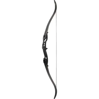 Sportovní střelba AMERICAN HUNTING LONG SPLIT RECURVE BOW - LOVECKÝ DLOUHÝ RECURVE LUK ČERNÝ