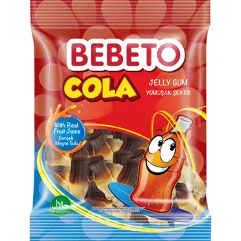 Bonbon Bebeto jelly gum 80g - Cola
