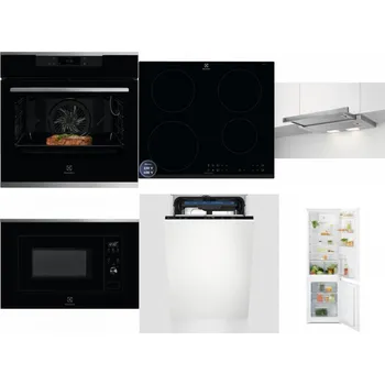 Set domácích spotřebičů ELECTROLUX KOEBP39X + ELECTROLUX LIR60433B + ELECTROLUX LFP326S + ELECTROLUX LMS2203EMX + ELECTROLUX EEM23100L + ELECTROLUX LND5FE18S