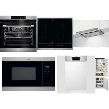 Set domácích spotřebičů AEG BSK792380M + AEG Mastery DoubleBridge IKE64450XB + AEG DPE5660M + AEG Mastery MSB2547D-M + AEG Mastery MaxiFlex FEE73517PM + AEG TSC6M181ES