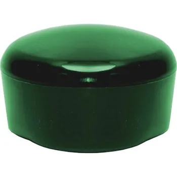 Příslušenství pro plot Klobouček sloupkový PVC; 38mm; Zelená