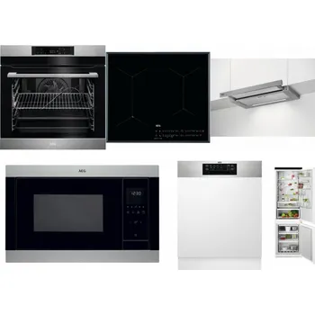 Set domácích spotřebičů AEG BPK742380M + AEG Mastery SenseFry IAE64431FB + AEG DPE5660M + AEG Mastery MSB2547D-M + AEG FEE72706PM + AEG TSC6M181ES
