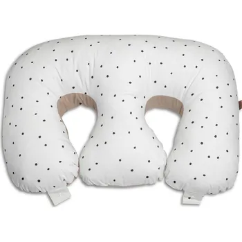 Kojicí polštář pro dvojčata 3v1 / dots