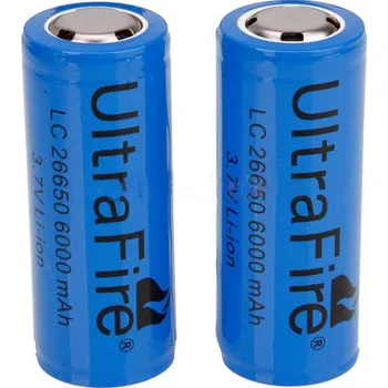Článková baterie UltraFire LC 26650 6000mAh 3.7V nabijecí s ochranou Li-ion Battery