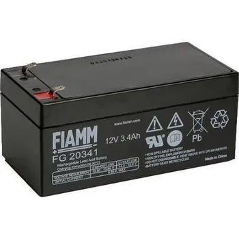 Záložní zdroj Olověný akumulátor Fiamm FG20341, 3,4Ah, 12V, (faston 187)