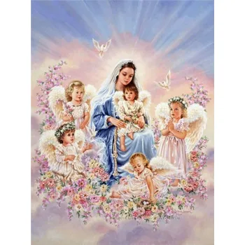Mozaiková sada DIAMANTOVÁ MOZAIKA ANDĚL 13 - SLEVA -50%
