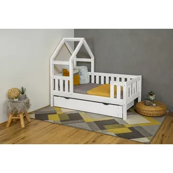 Dětská postel Dětská postel domeček Zara - jeden šuplík (Český výrobek)