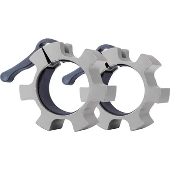 Příslušenství k čince Insportline Sada olympijských hliníkových objímek inSPORTline CL-21 50mm Barva stříbrná