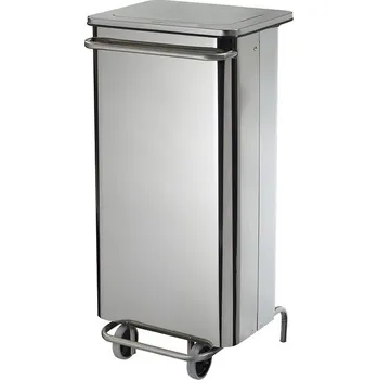 Odpadkový koš Rossignol SAS Odpadkový koš Rossignol Collecroule 57255, 110 L, nerez ocel, pro zdravotnictví, HACCP, ROS57255